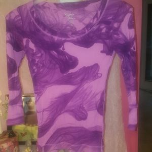 Calvin Klein Purple Thermal Top